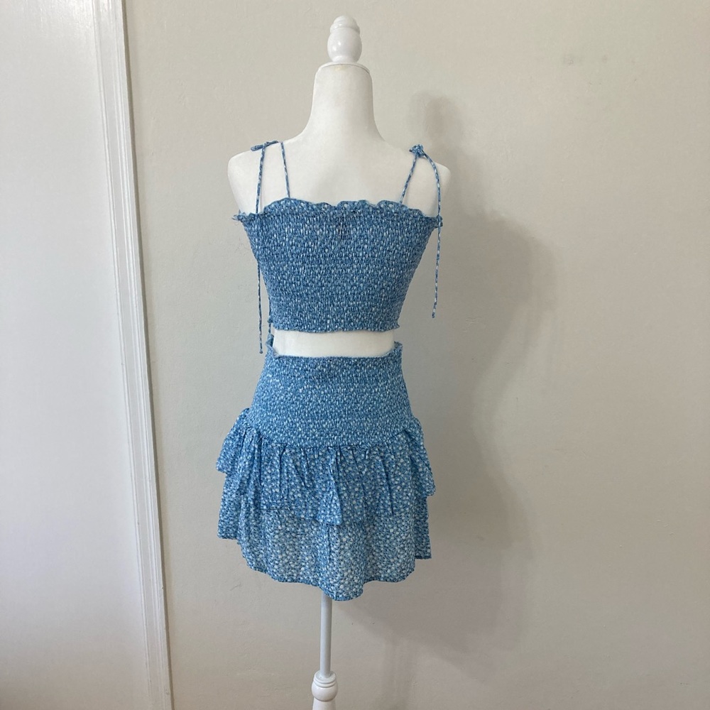 Forever 21 two-piece matching printed skirt set